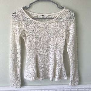 Long Sleeve Lace shirt